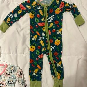 Fruit Print Kids One Piece